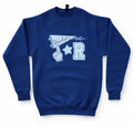 Vintage Varsity Spirit Sweatshirt | Custom Appliqué Raiders