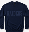 PRE - ORDER - Raiders Embossed Embroidered Sweatshirt Navy
