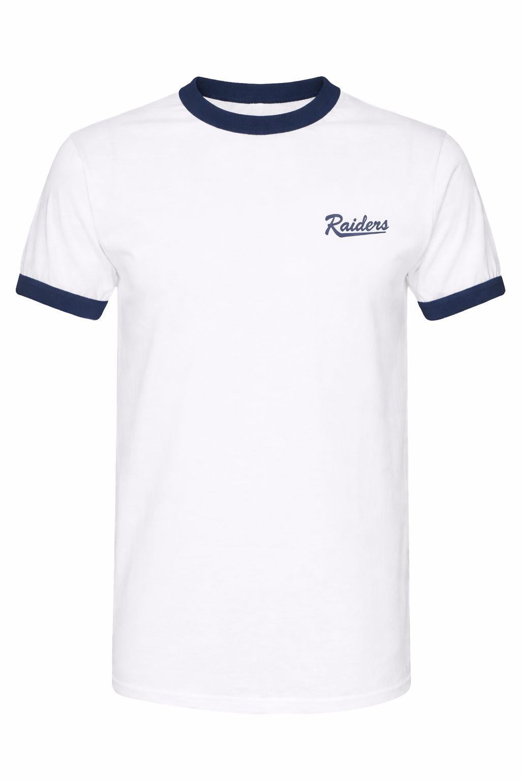 Raiders Script Ringer Tee