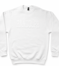PRE -ORDER Randolph Embossed Embroidered Sweatshirt White